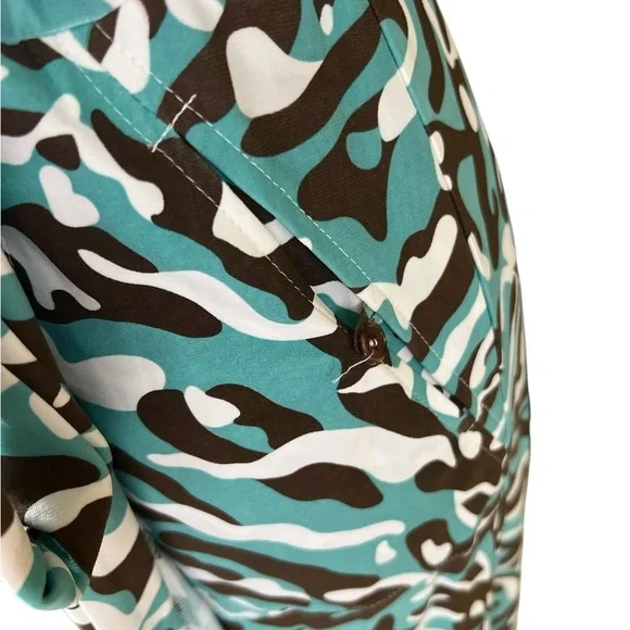 Diane Von Furstenberg Camo Print Wrap Dress - Picture 8 of 10